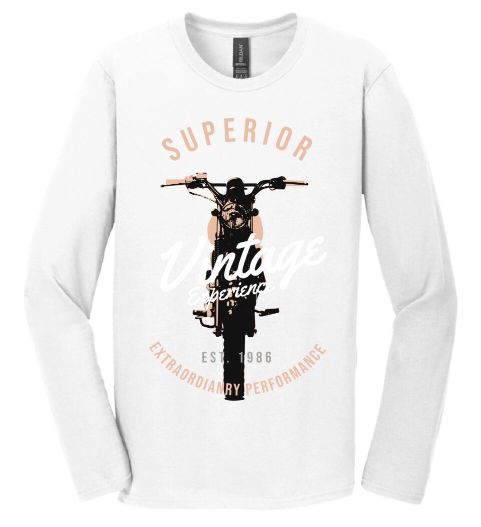 Vintage experience motoros póló
