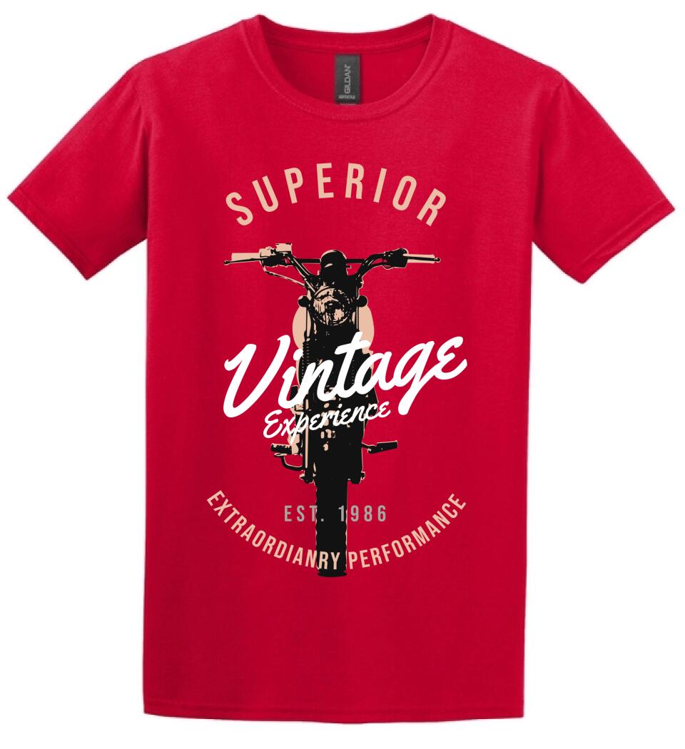 Vintage experience motoros póló