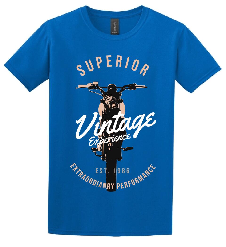 Vintage experience motoros póló