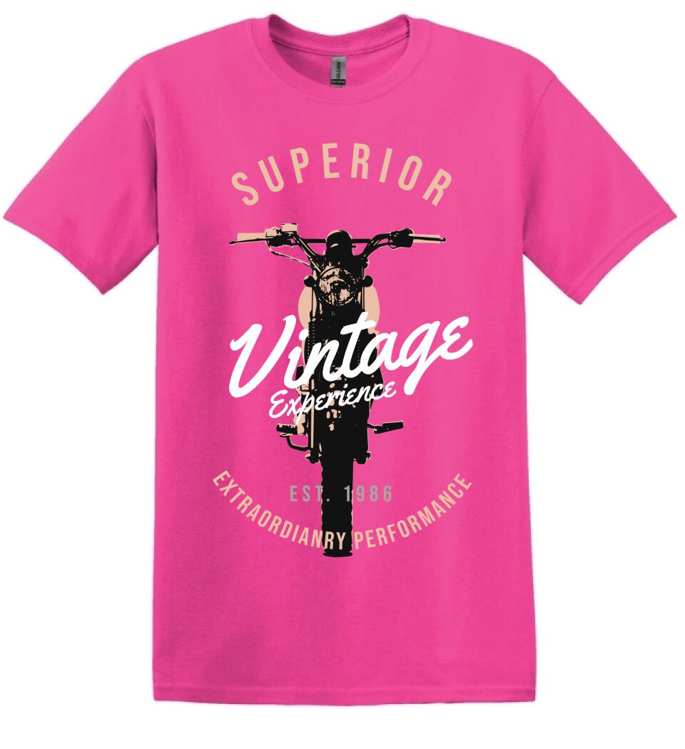 Vintage experience motoros póló