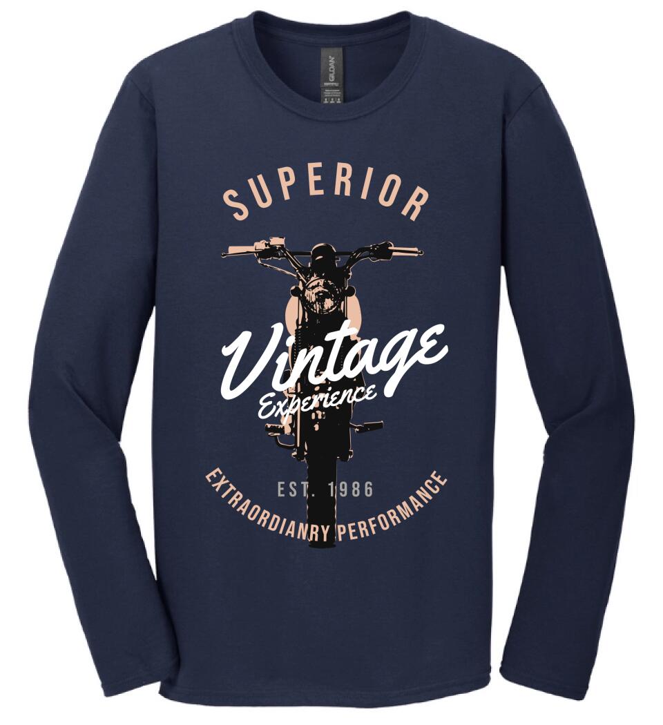 Vintage experience motoros póló