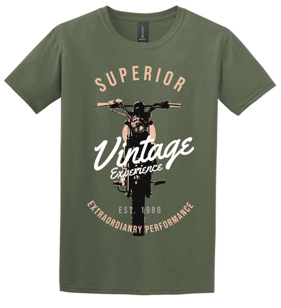 Vintage experience motoros póló