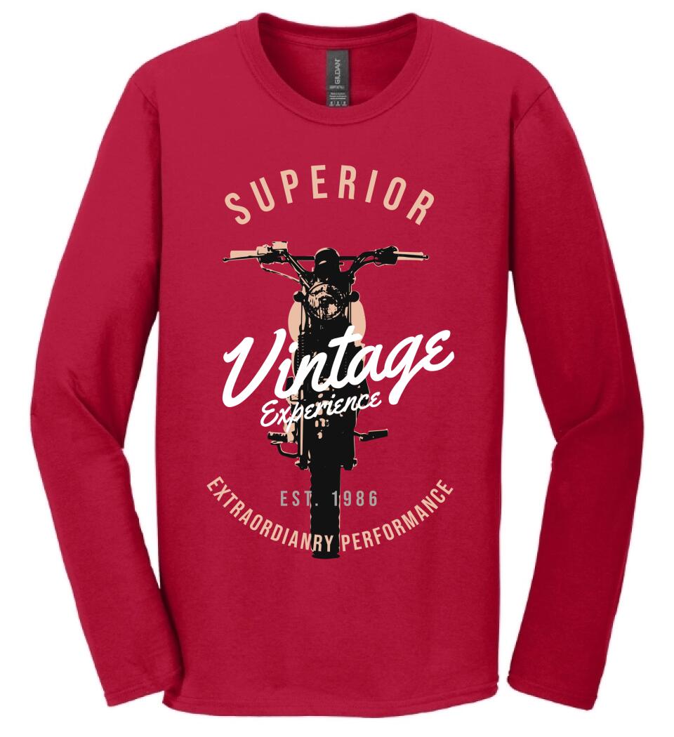 Vintage experience motoros póló