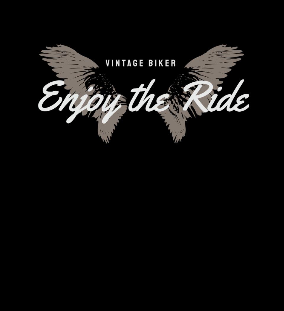 Vintage biker motoros póló