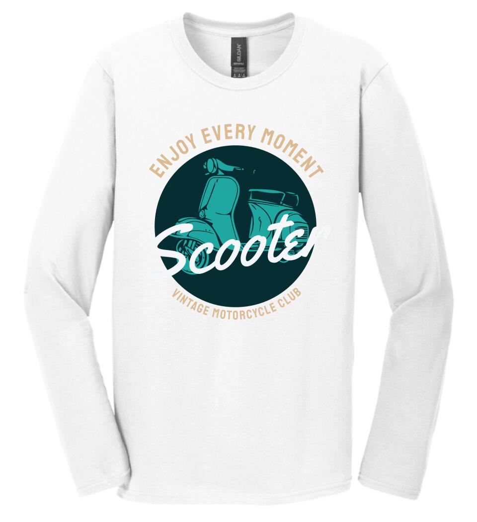 Scooter vintage motoros póló