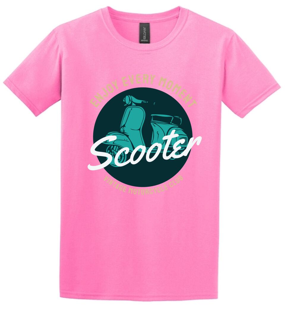 Scooter vintage motoros póló