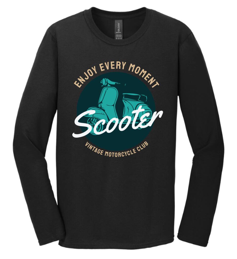 Scooter vintage motoros póló