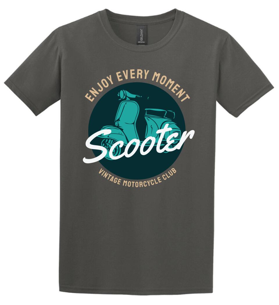 Scooter vintage motoros póló