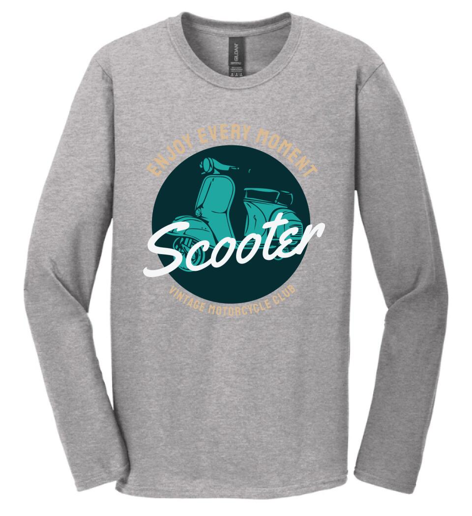 Scooter vintage motoros póló