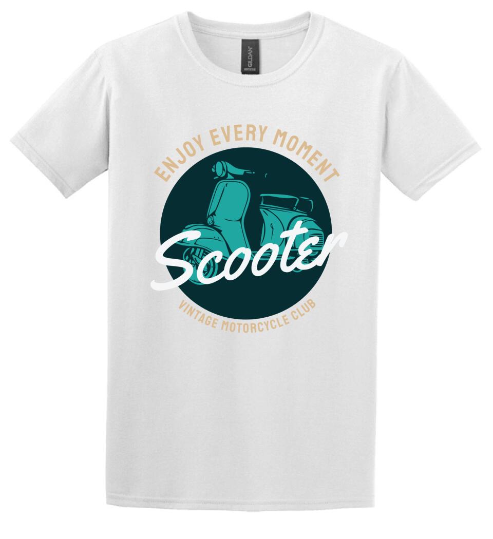 Scooter vintage motoros póló