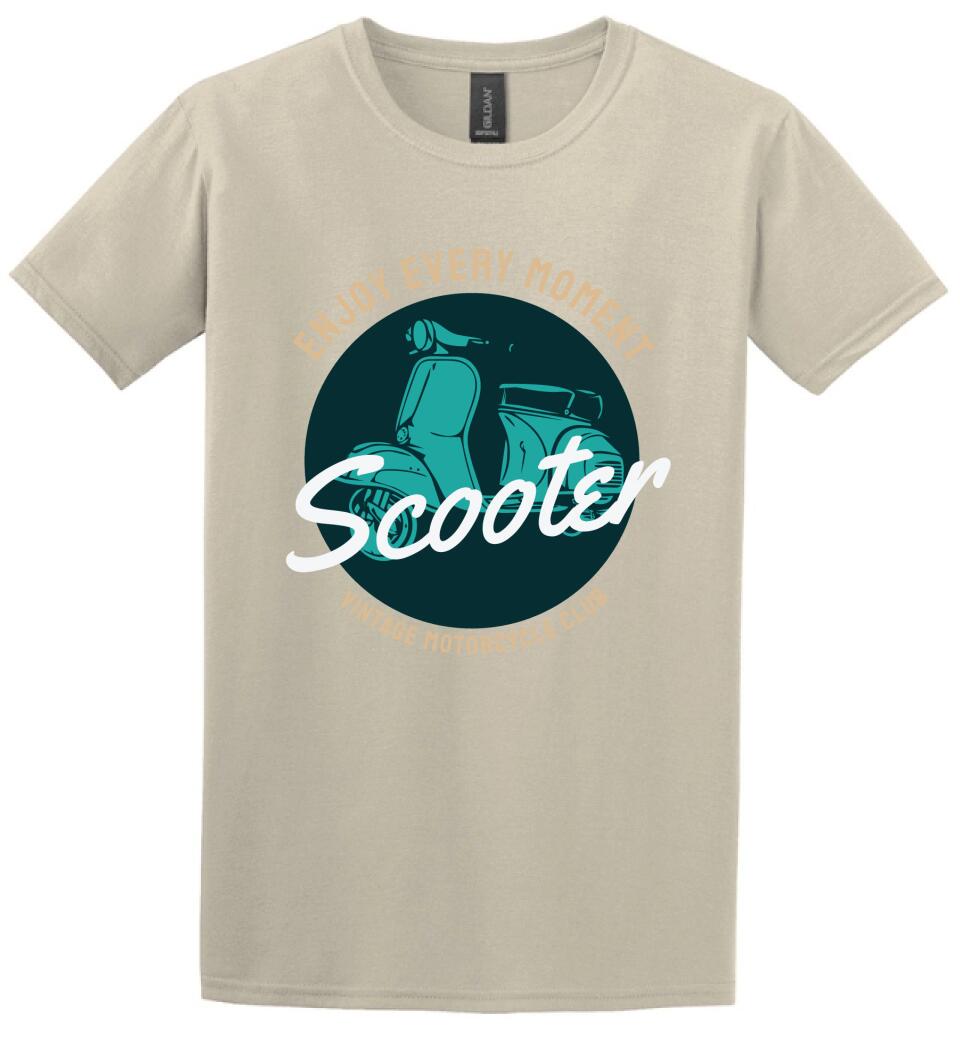 Scooter vintage motoros póló