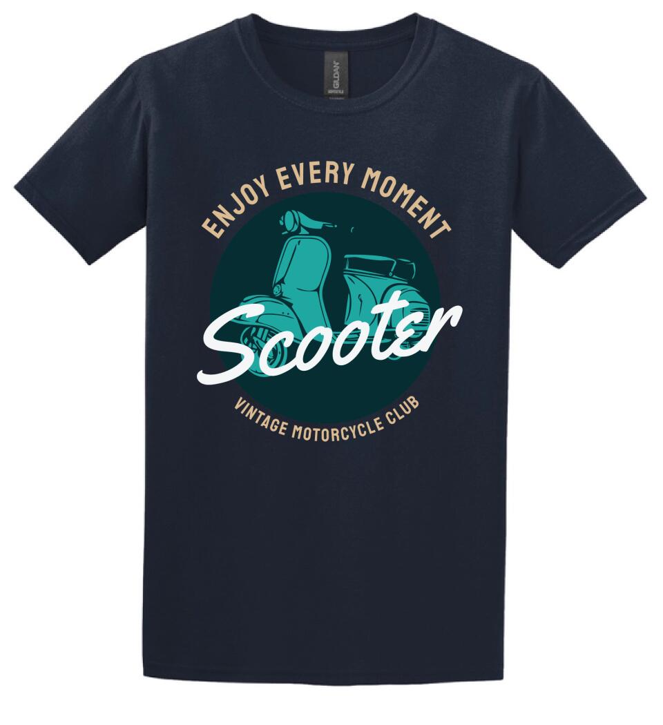 Scooter vintage motoros póló