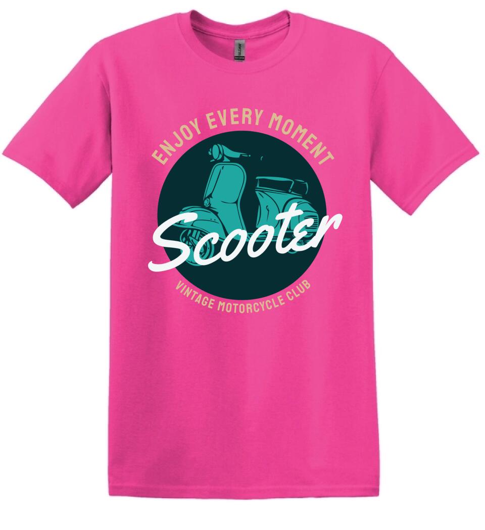 Scooter vintage motoros póló
