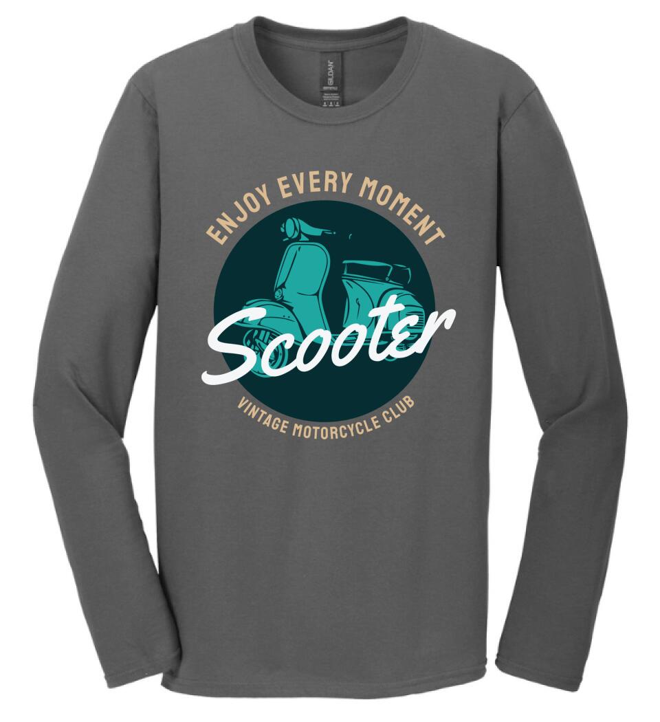 Scooter vintage motoros póló