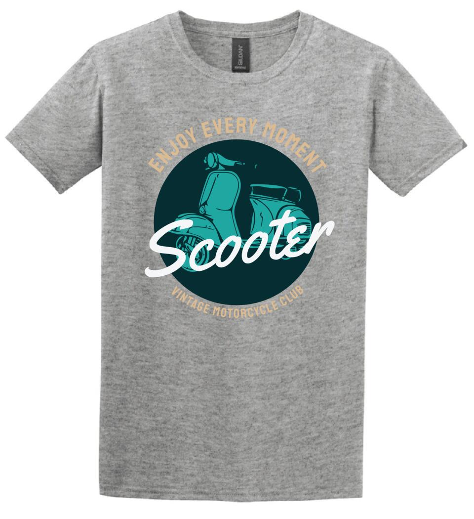 Scooter vintage motoros póló