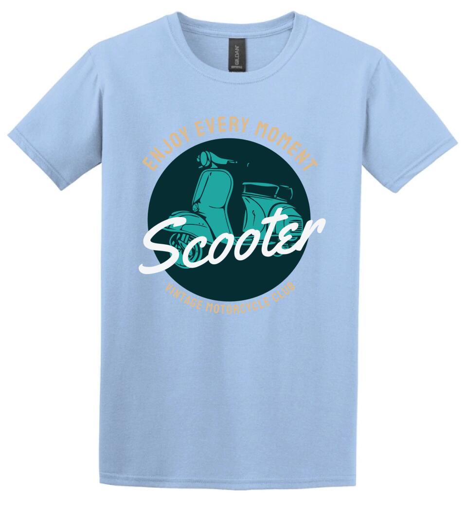 Scooter vintage motoros póló