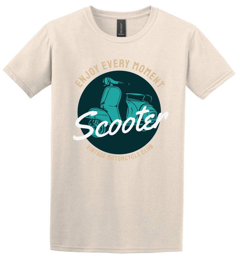 Scooter vintage motoros póló