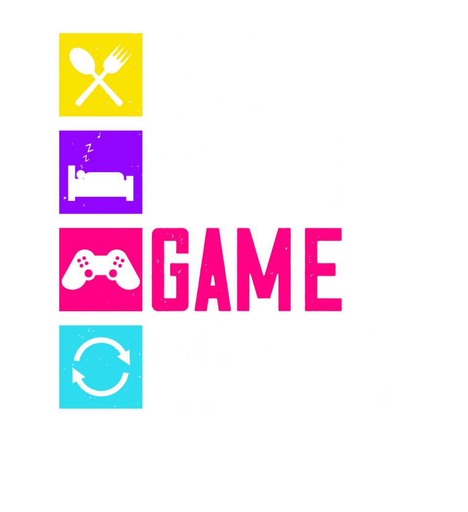 GAMER SZÍNES FELIRAT PÓLÓ