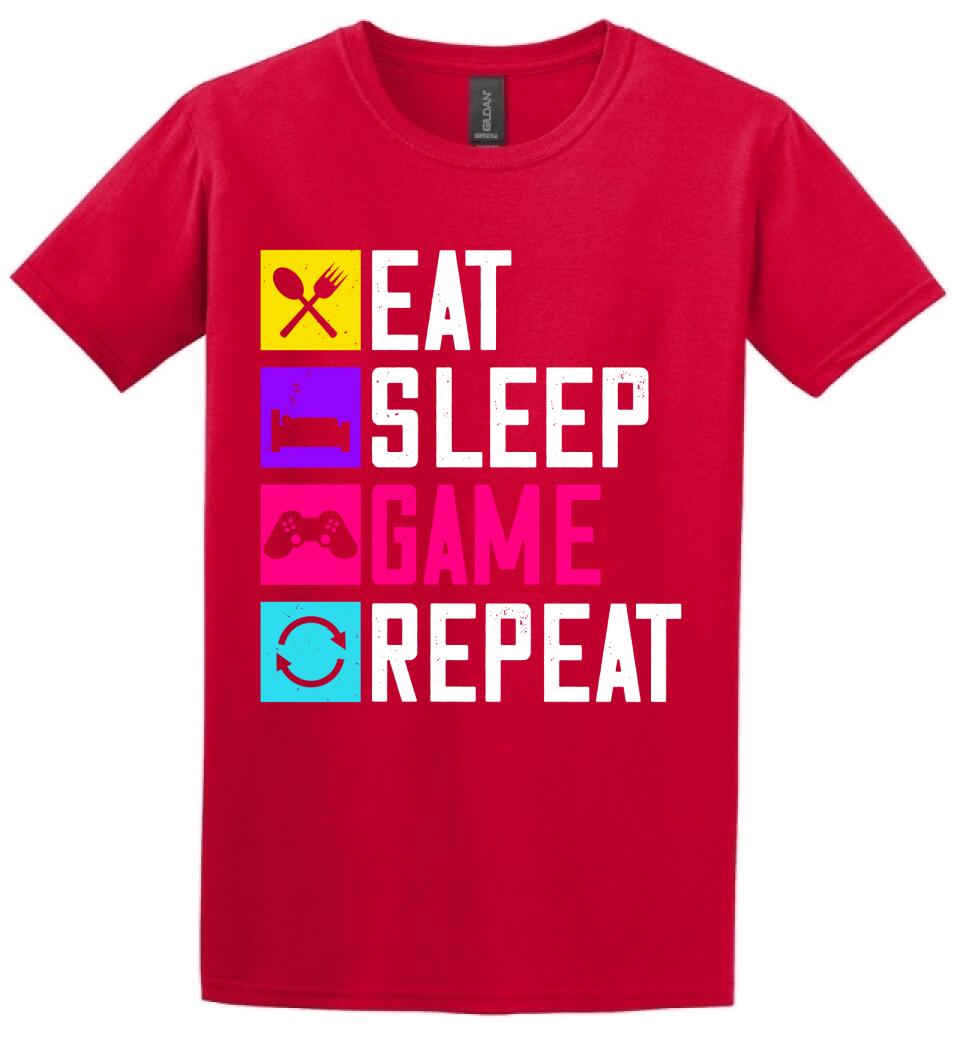 GAMER SZÍNES FELIRAT PÓLÓ