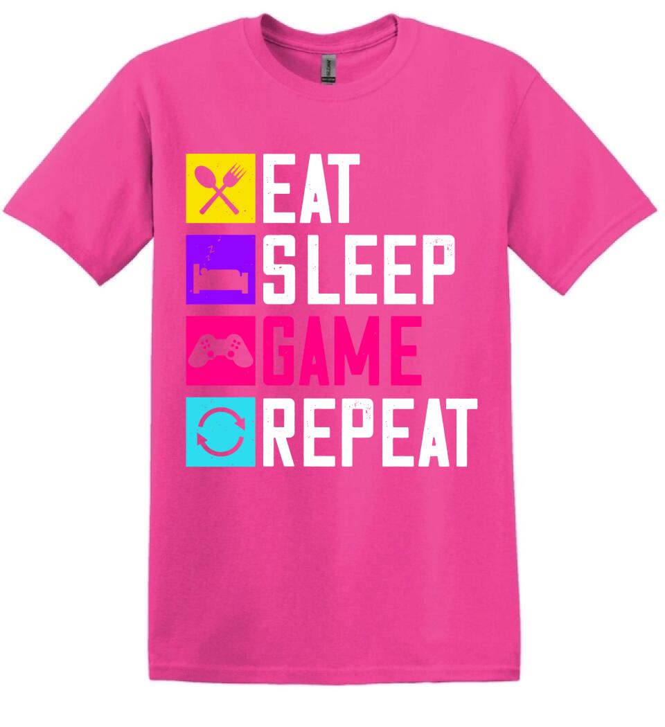 GAMER SZÍNES FELIRAT PÓLÓ