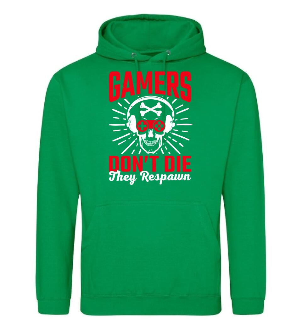 GAMERS DON'T DIE THEY RESPAWN PÓLÓ