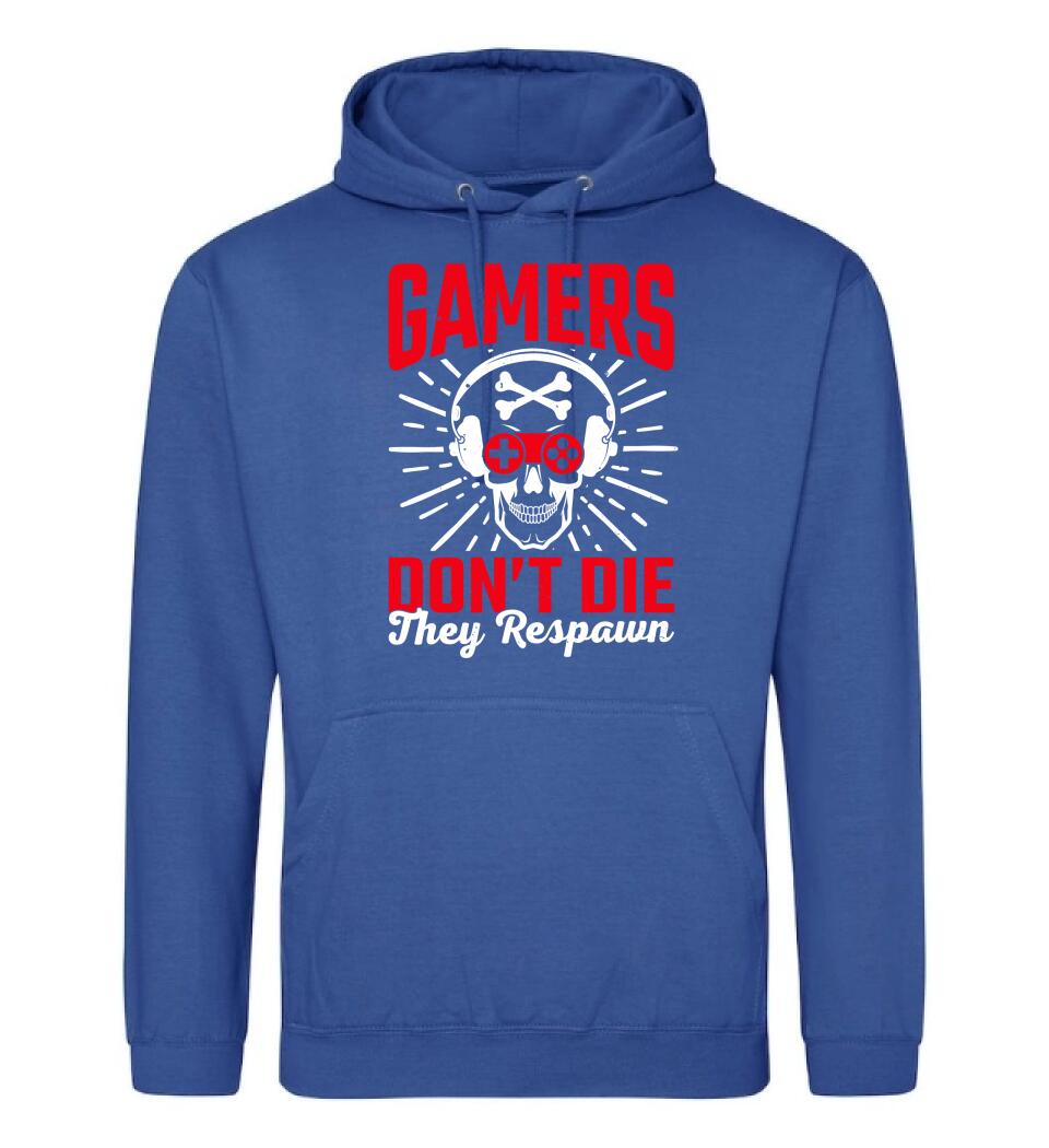 GAMERS DON'T DIE THEY RESPAWN PÓLÓ