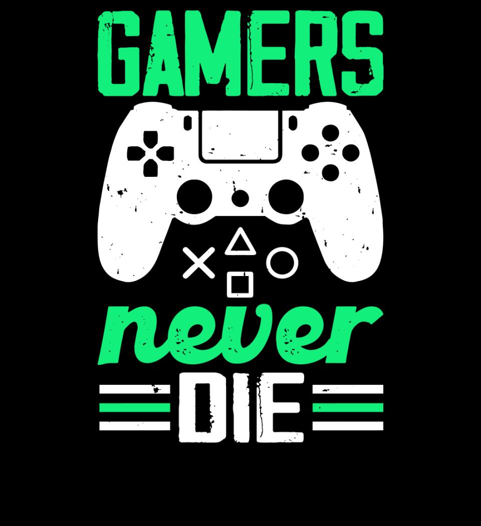 GAMERS NEVER DIE PÓLÓ