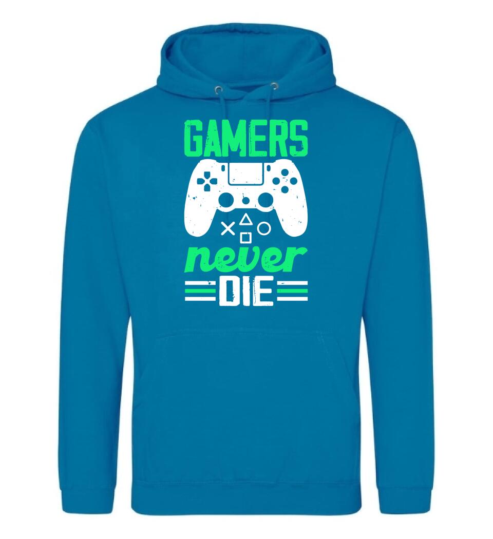 GAMERS NEVER DIE PÓLÓ