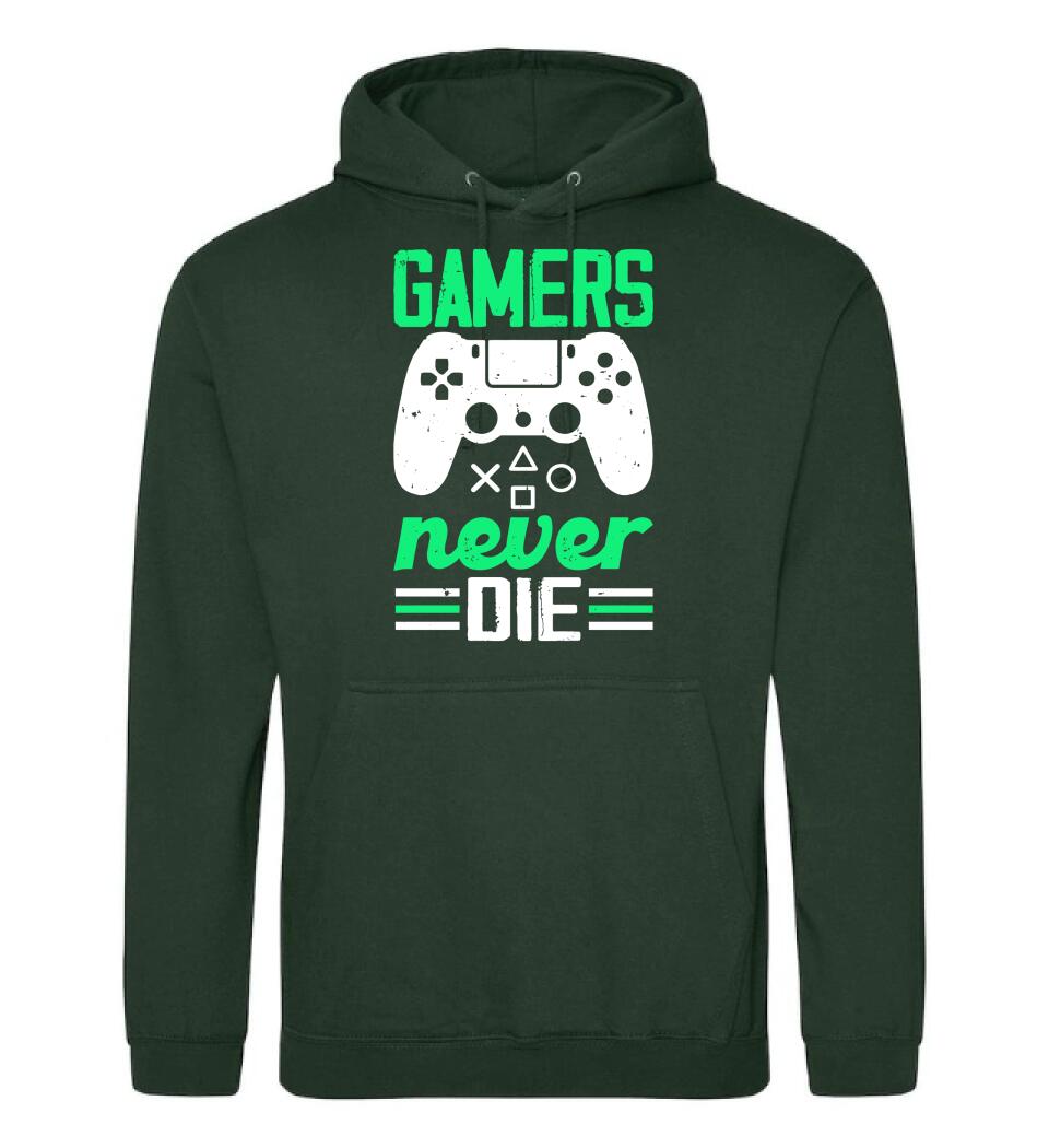 GAMERS NEVER DIE PÓLÓ