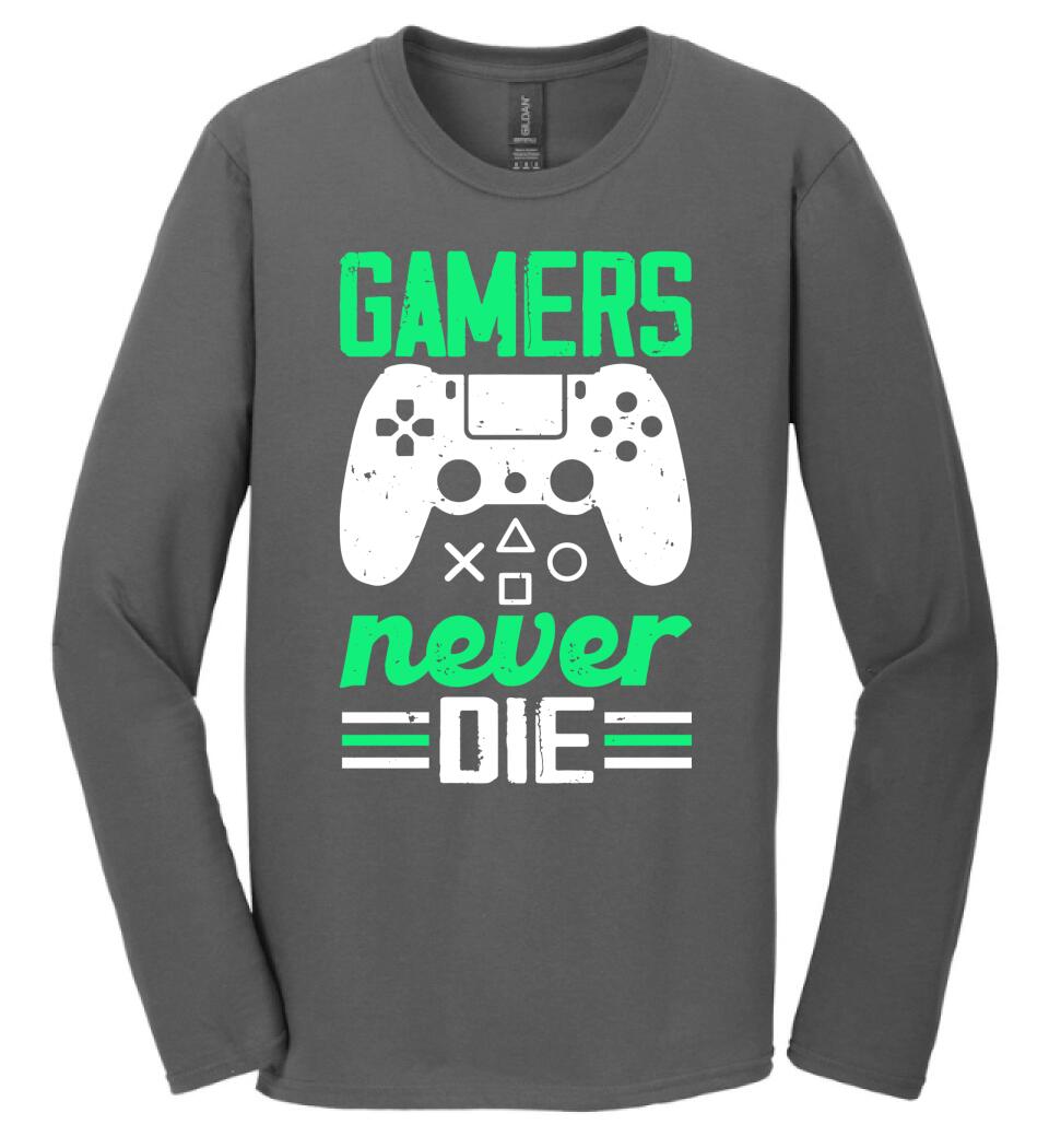 GAMERS NEVER DIE PÓLÓ
