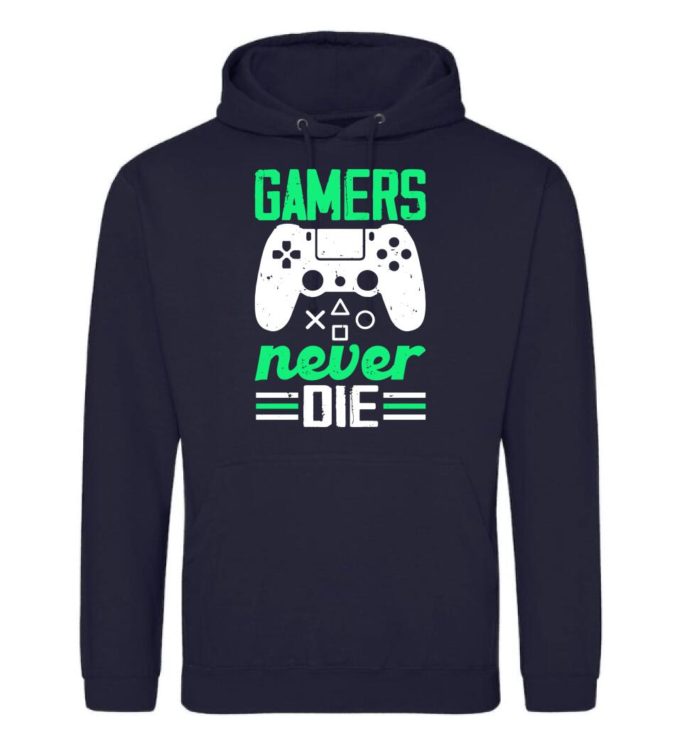 GAMERS NEVER DIE PÓLÓ