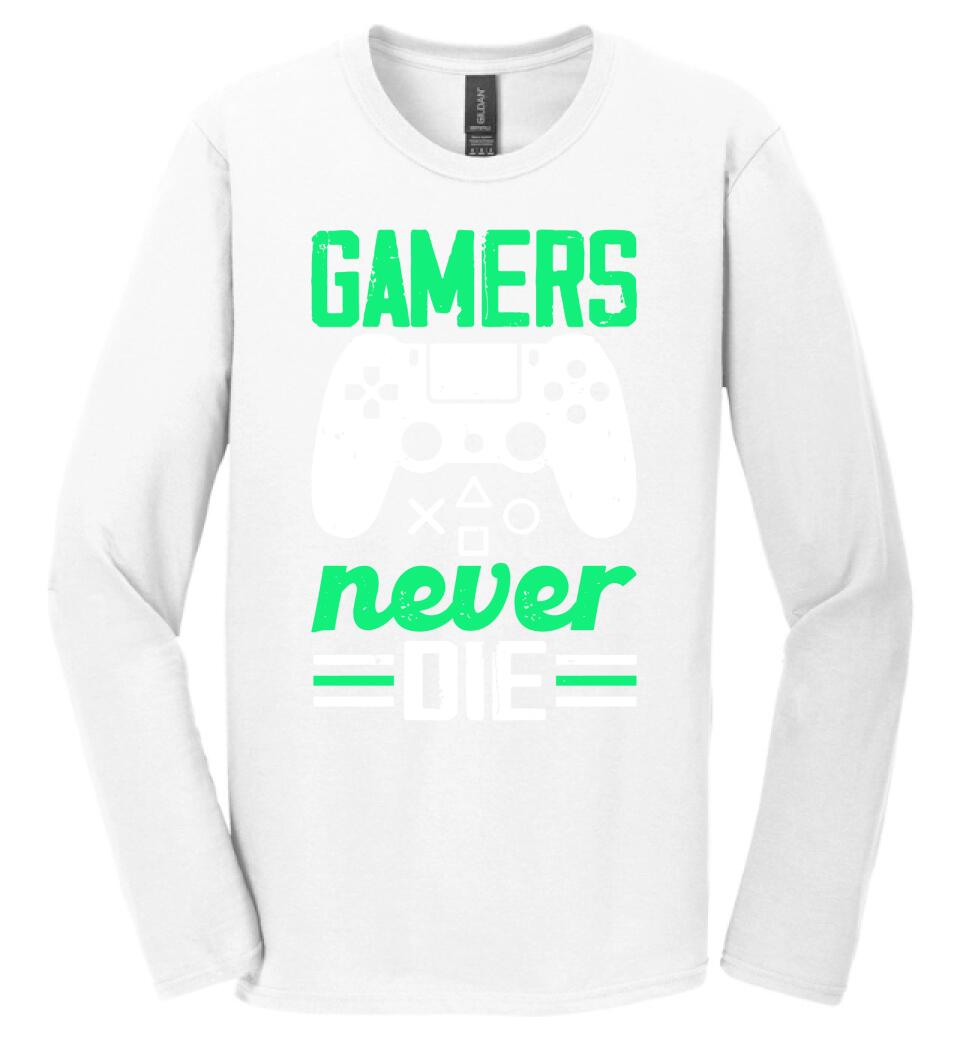 GAMERS NEVER DIE PÓLÓ