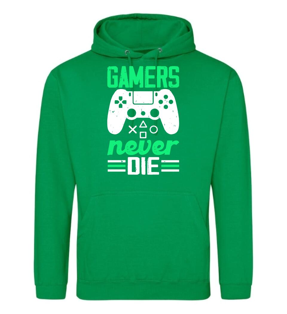 GAMERS NEVER DIE PÓLÓ