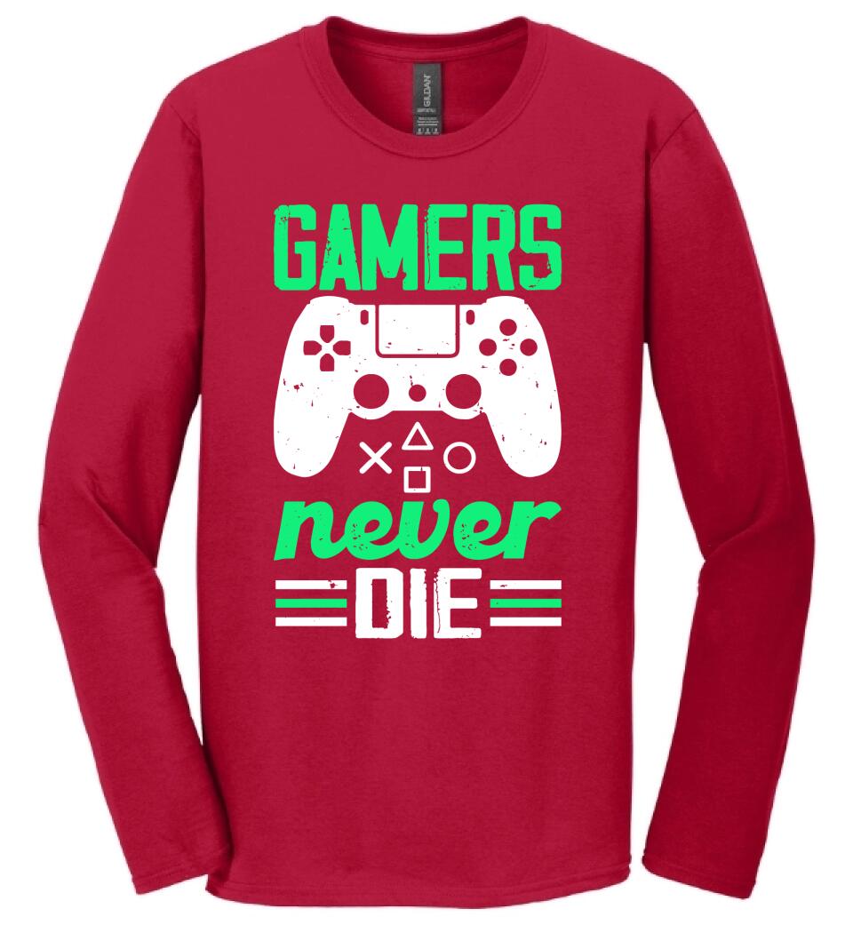 GAMERS NEVER DIE PÓLÓ