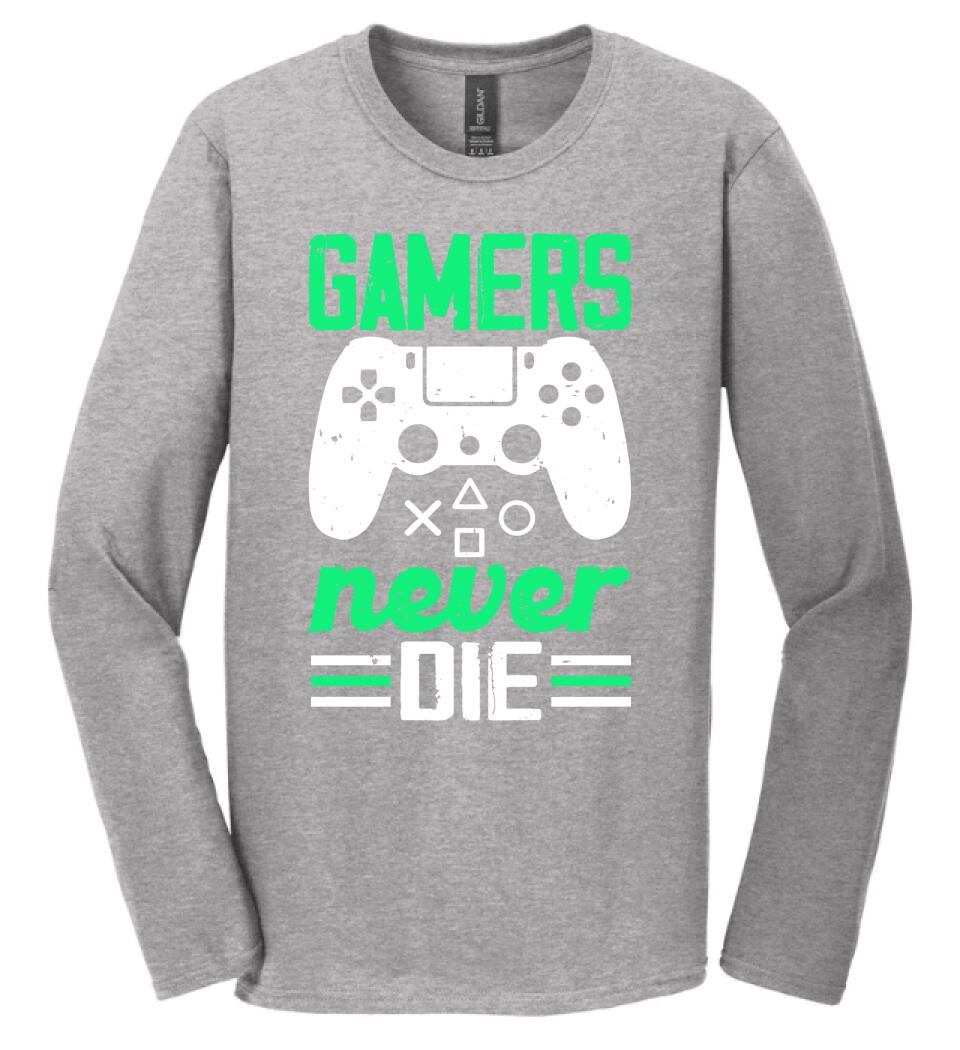 GAMERS NEVER DIE PÓLÓ