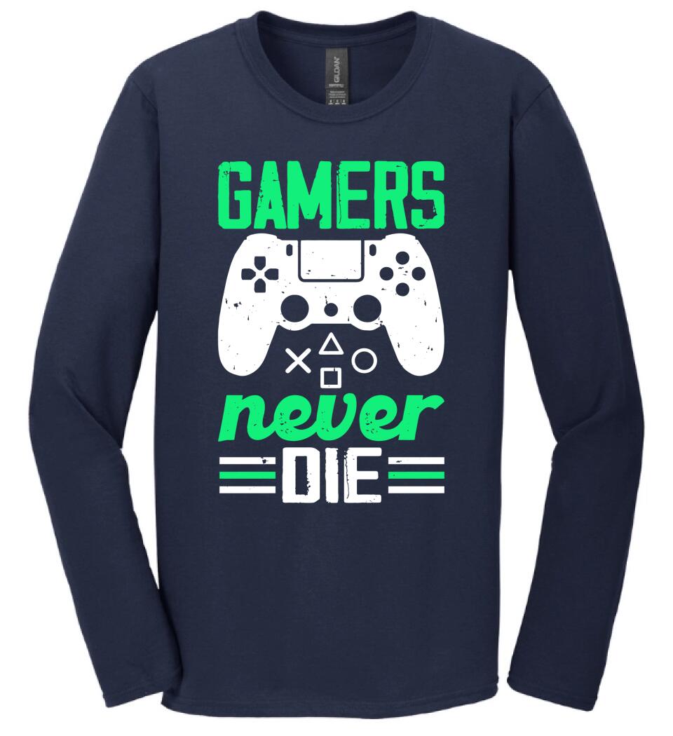 GAMERS NEVER DIE PÓLÓ