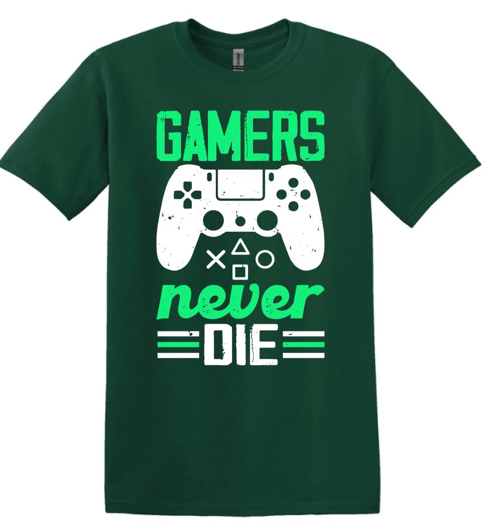 GAMERS NEVER DIE PÓLÓ