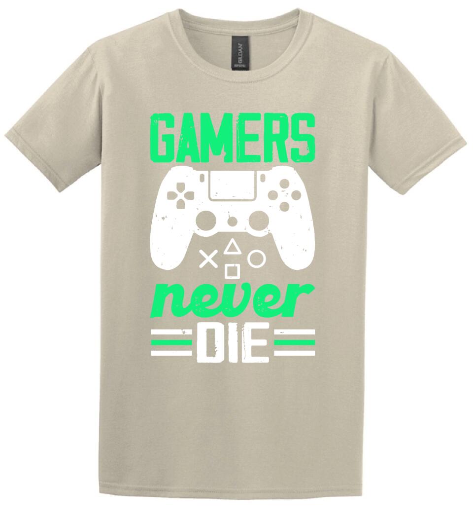 GAMERS NEVER DIE PÓLÓ