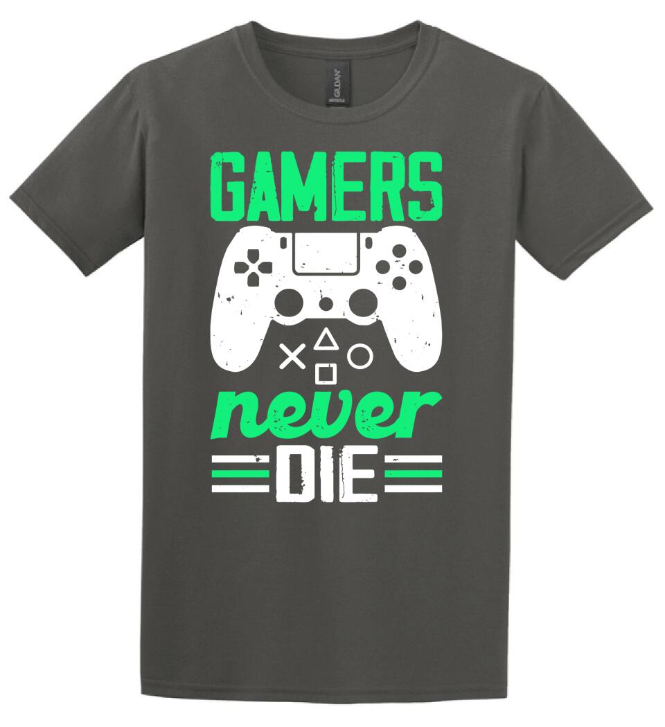 GAMERS NEVER DIE PÓLÓ