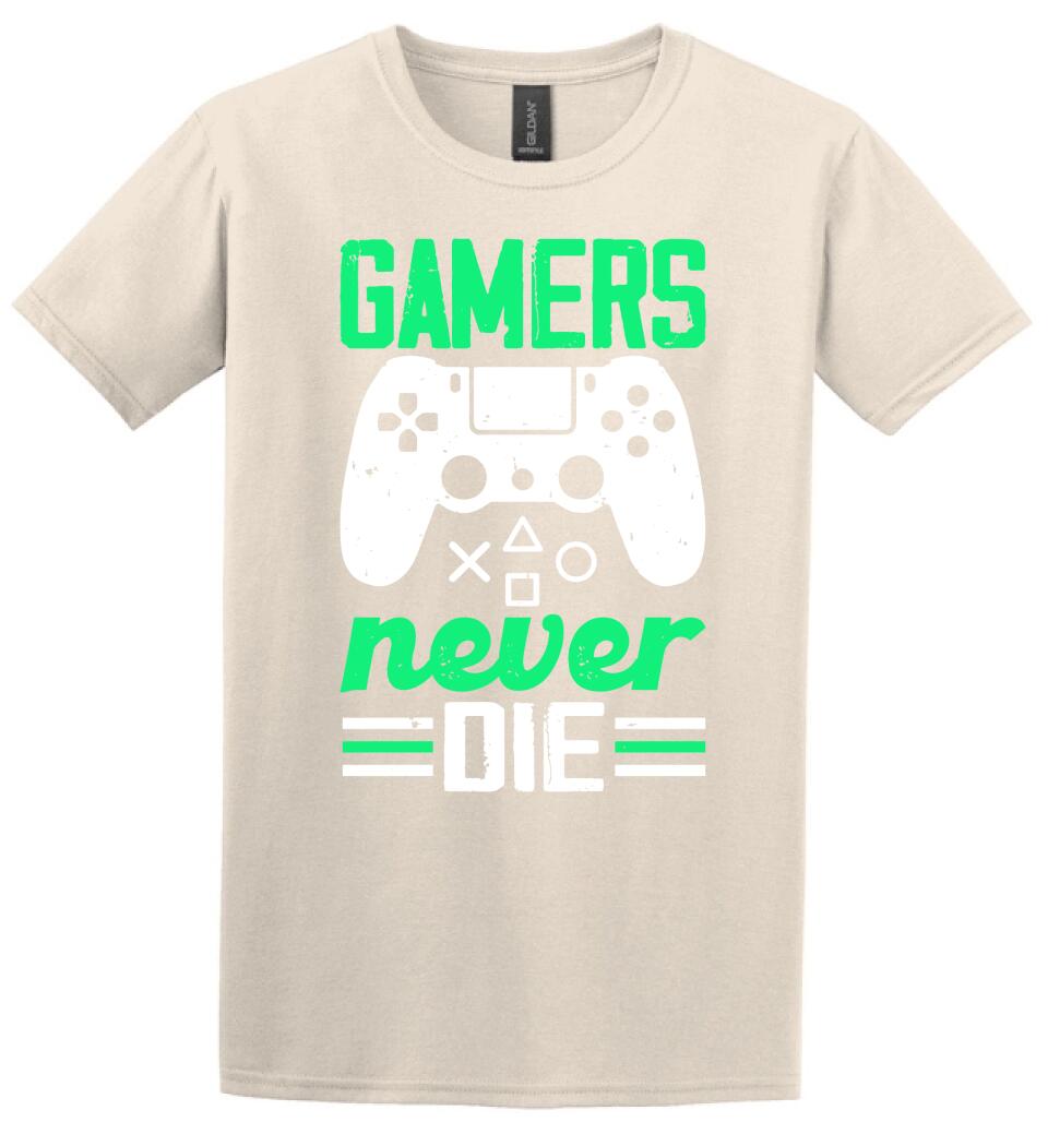 GAMERS NEVER DIE PÓLÓ
