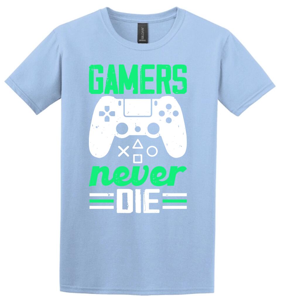 GAMERS NEVER DIE PÓLÓ