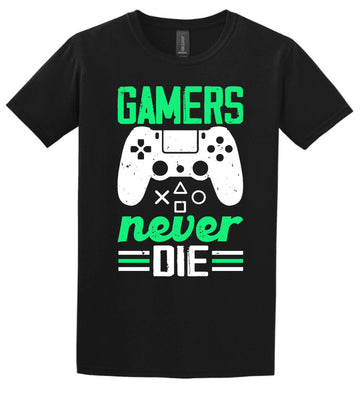 GAMERS NEVER DIE PÓLÓ