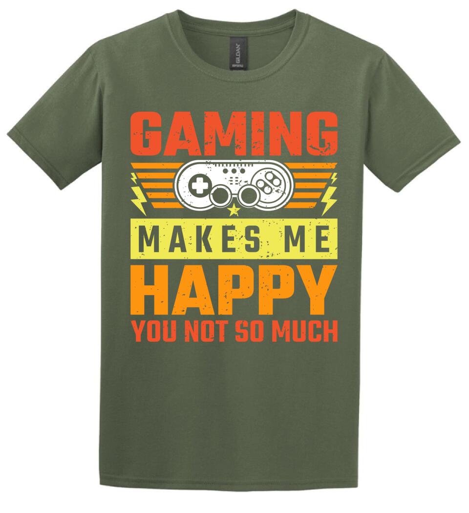 GAMING MAKES ME HAPPY PÓLÓ