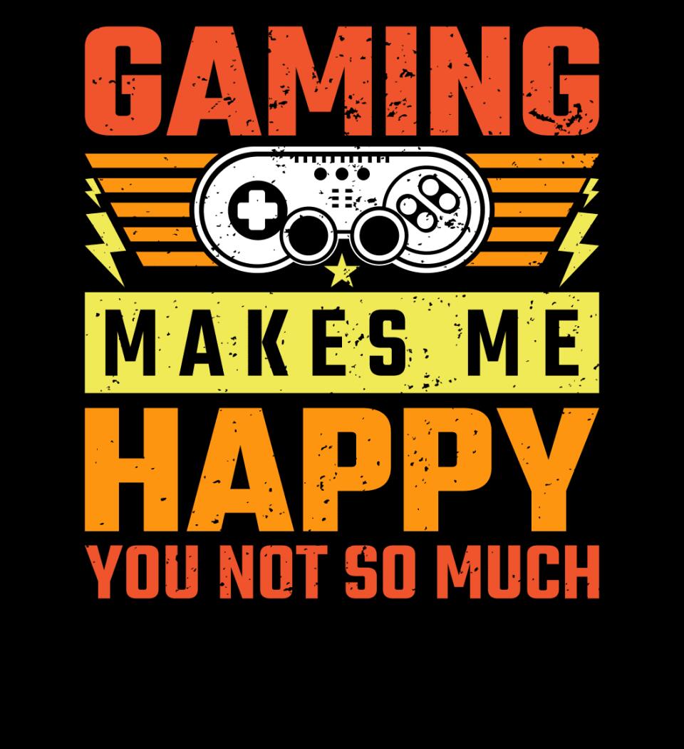 GAMING MAKES ME HAPPY PÓLÓ