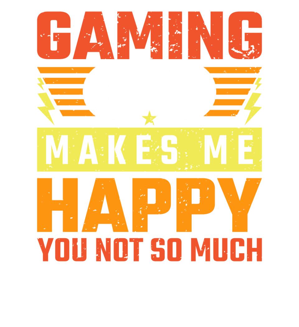 GAMING MAKES ME HAPPY PÓLÓ