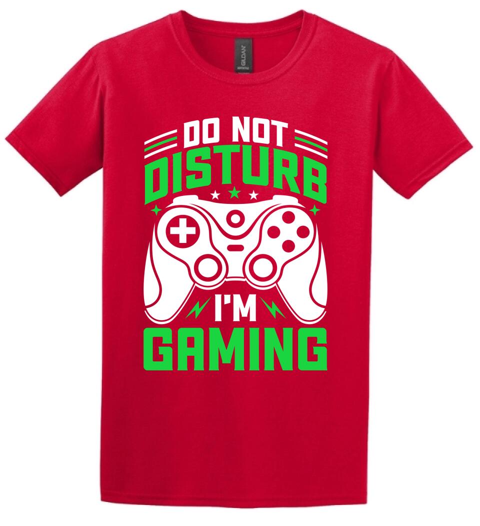DO NOT DISTURB I M GAMING PÓLÓ