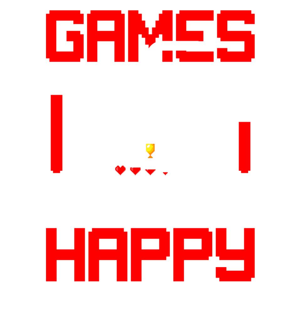 GAMING MAKES ME HAPPY PÓLÓ