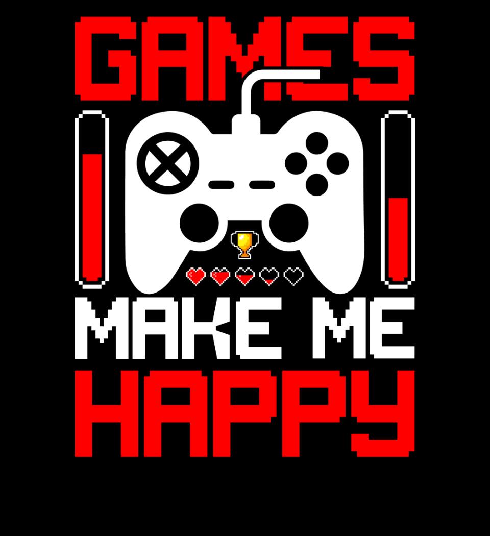 GAMING MAKES ME HAPPY PÓLÓ