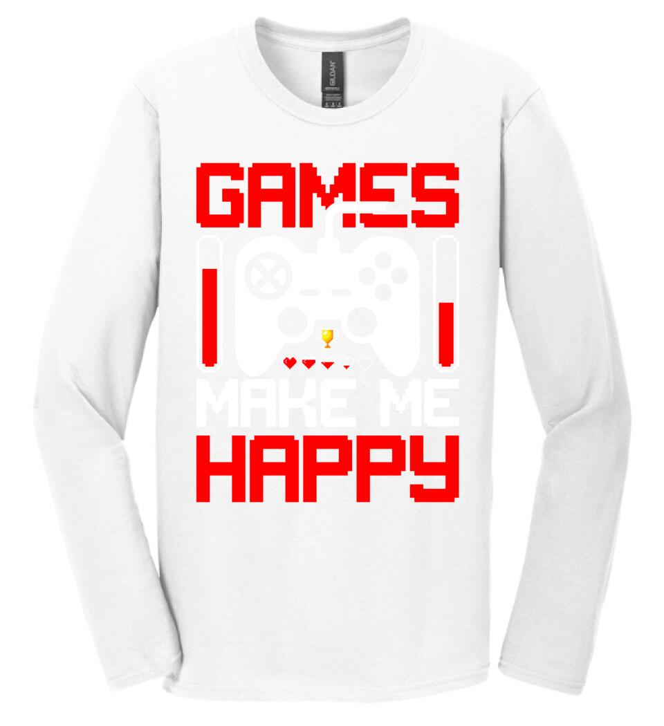 GAMING MAKES ME HAPPY PÓLÓ