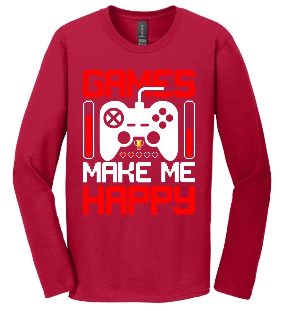 GAMING MAKES ME HAPPY PÓLÓ